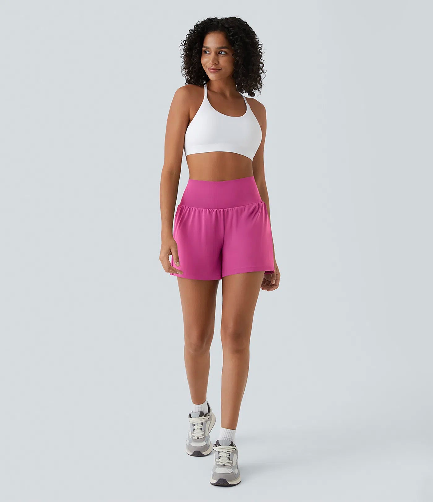 Airy Super High Waisted 2-in-1 Cool Touch Yoga Shorts