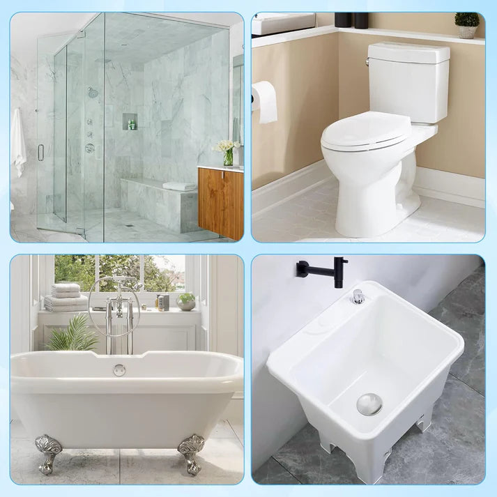 🚽🚽Disposable Toilet Brush Set -with Built-In Cleaner & 60Refills