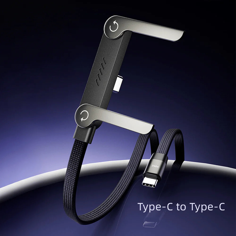 ⏰BLACK FRIDAY SALE🎁240W Super Fast Charging 2-in-1 Charging Cable & Phone Stand