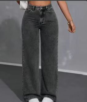 Women's Retro BBL Jeans — Plus Size, Slimming Fit, Straight-Leg, Butt-Lifting