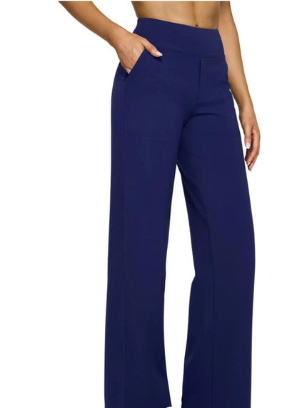 High-Waist Weite Hose — Office Fit，Butt-Lifting