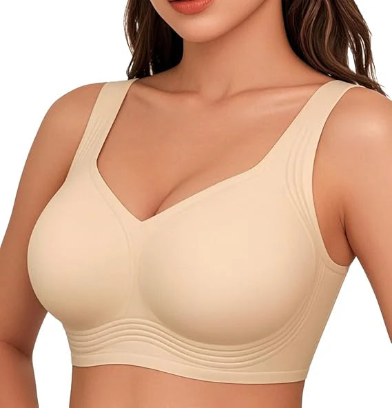 🔥Jelly Seamless Wireless Bra – No Underwire, Full Coverage & All-Day Comfort
