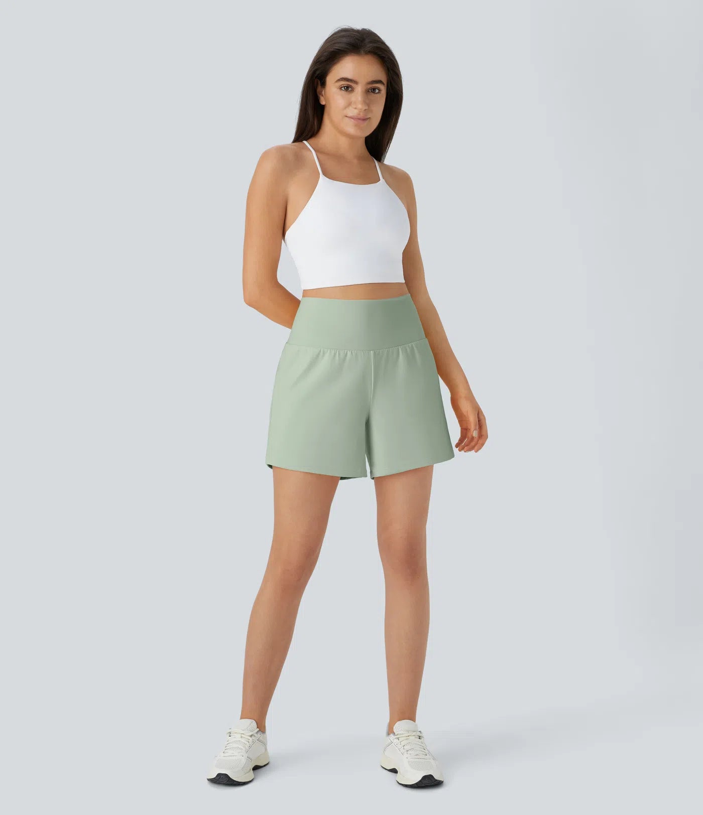 Airy Super High Waisted 2-in-1 Cool Touch Yoga Shorts