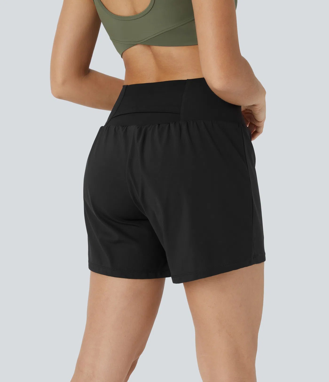 Airy Super High Waisted 2-in-1 Cool Touch Yoga Shorts
