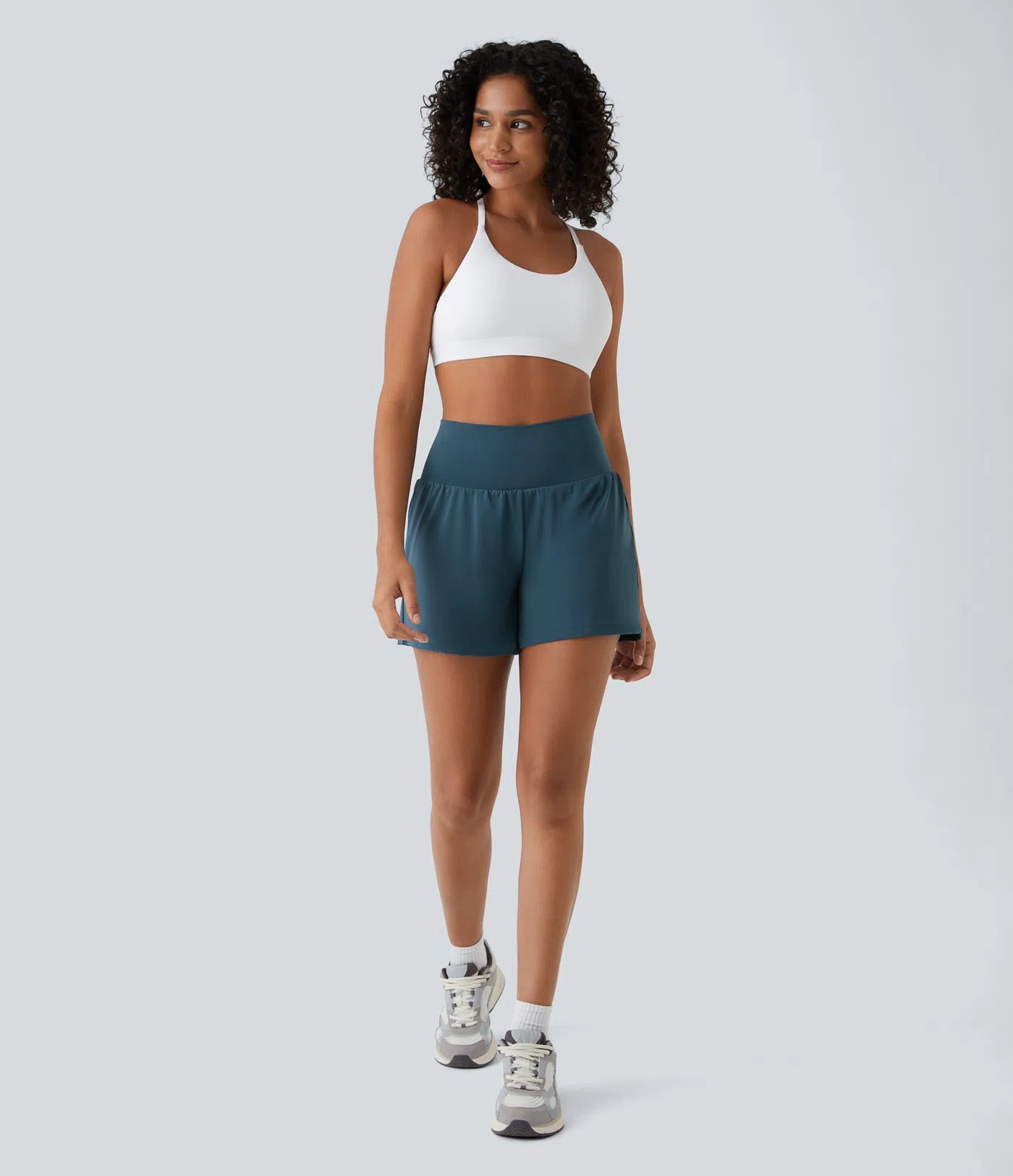 Airy Super High Waisted 2-in-1 Cool Touch Yoga Shorts