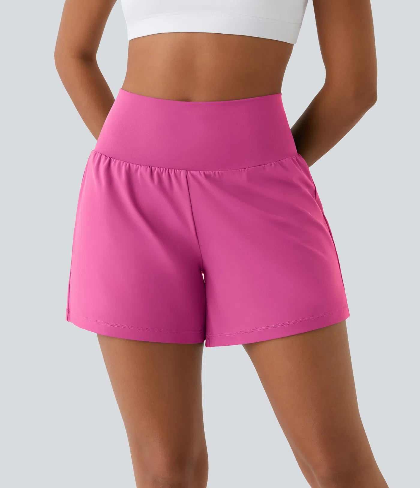 Airy Super High Waisted 2-in-1 Cool Touch Yoga Shorts