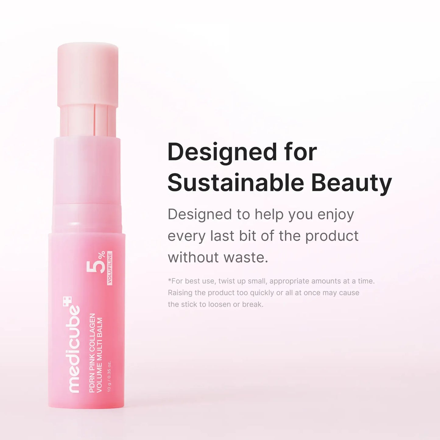 PDRN Pink Collagen Volume Multi Balm | All In One Volufiline, PDRN, NAD Stick for Youthful-Looking, Helping Look of Fine Lines, Firming Care, Anti-Aging Care | For Under-Eyes, Neck, Forehead, Smile Lines, Lip Care | Korean Skincare
