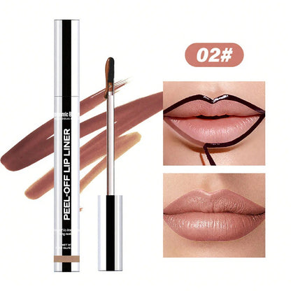 sacheu Lip STAY-N 3-PACK Lip Liner STAY-NPeel-Off Liners for Smudge-Proof All-Day WearVegan Cruelty-Free with Hyaluronic Acid &Squalane