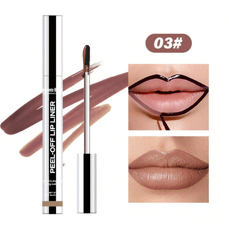 sacheu Lip STAY-N 3-PACK Lip Liner STAY-NPeel-Off Liners for Smudge-Proof All-Day WearVegan Cruelty-Free with Hyaluronic Acid &Squalane