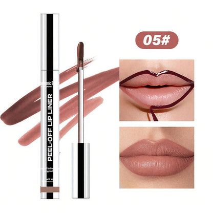 sacheu Lip STAY-N 3-PACK Lip Liner STAY-NPeel-Off Liners for Smudge-Proof All-Day WearVegan Cruelty-Free with Hyaluronic Acid &Squalane