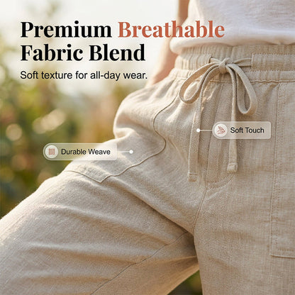 Time-Limited Special🏆Women's Casual Cotton Linen Capris